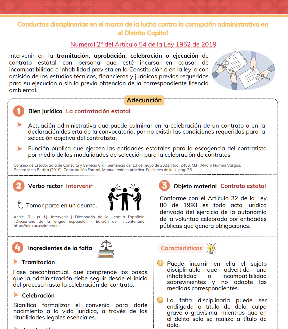 Numeral 2° del Artículo 54 de la Ley 1952 de 2019