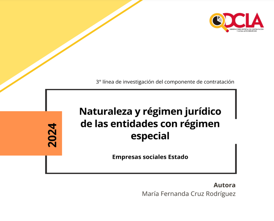 Naturaleza y régimen jurídico de las entidades con régimen especial. Empresas sociales del Estado - Vigencia 2024