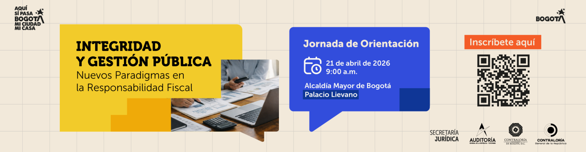 Banner Integridad y gestión pública - Jornada de Orientación